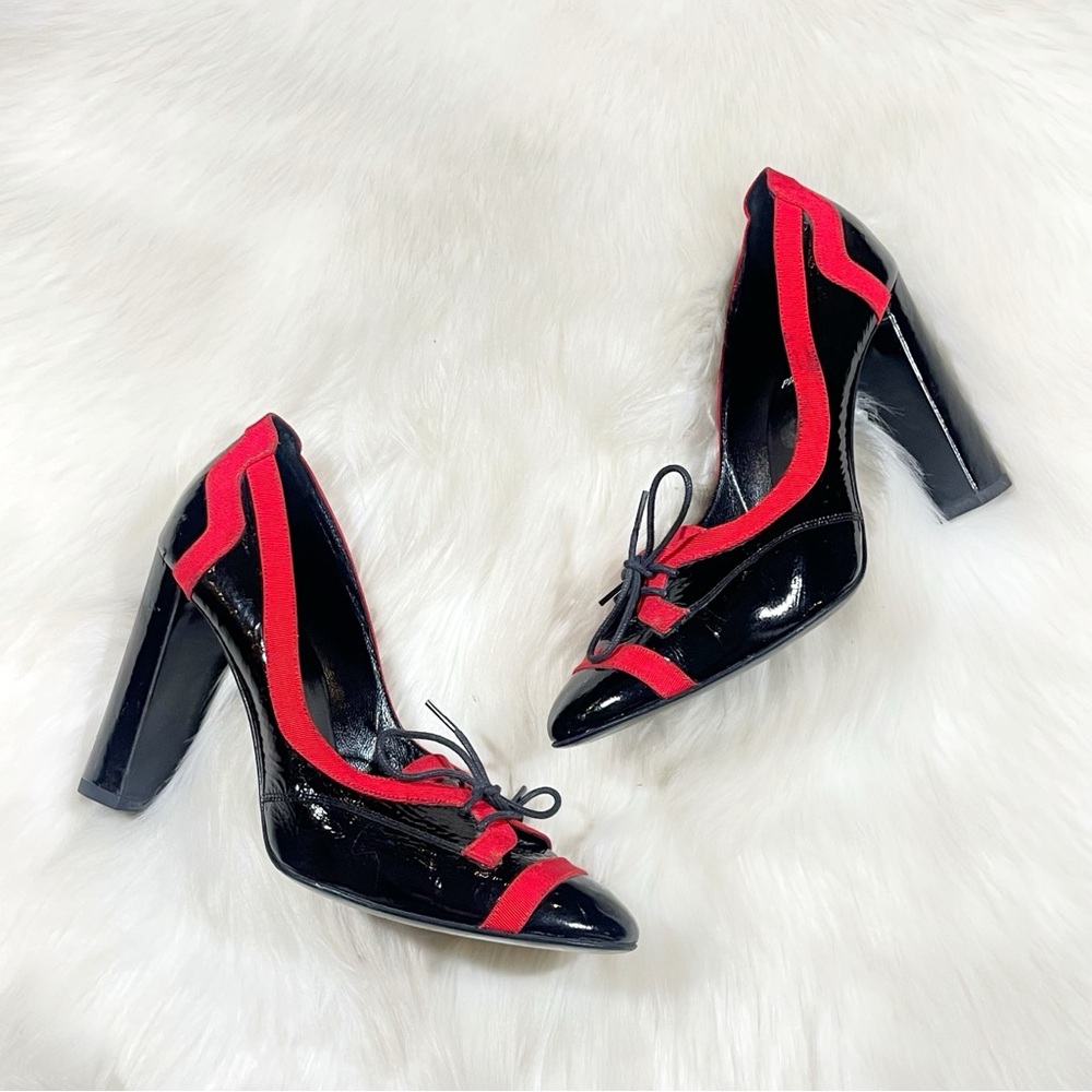 Pierre Hardy Black Patent Leather Heels